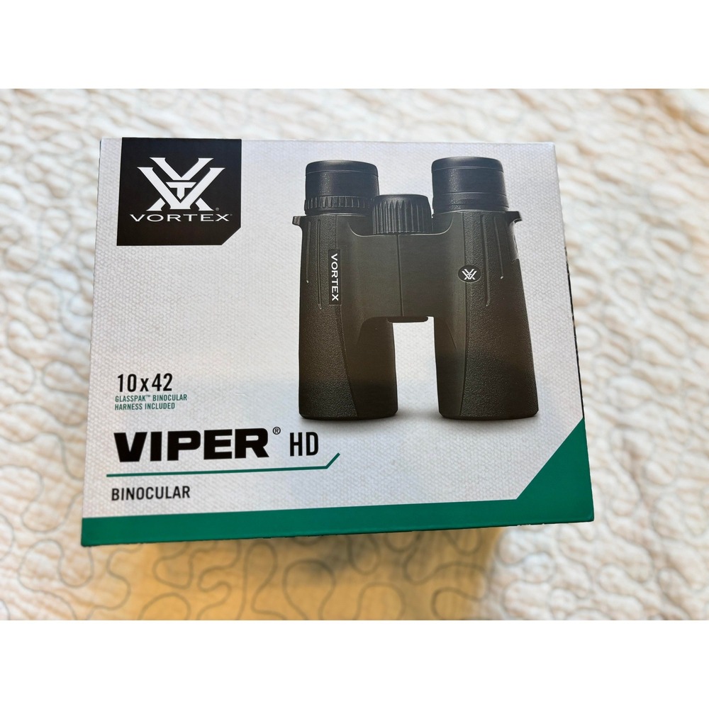 Vortex Viper HD 10x42 Binoculars with GlassPak Harness VPR-4210-HD New